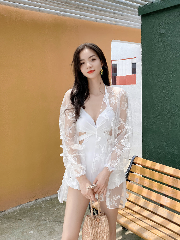 New Conservative Sexy One-Piece Swimsuit